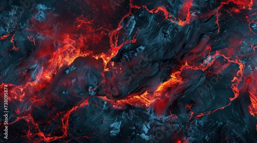 Volcanic eruption. Abstract lava background.