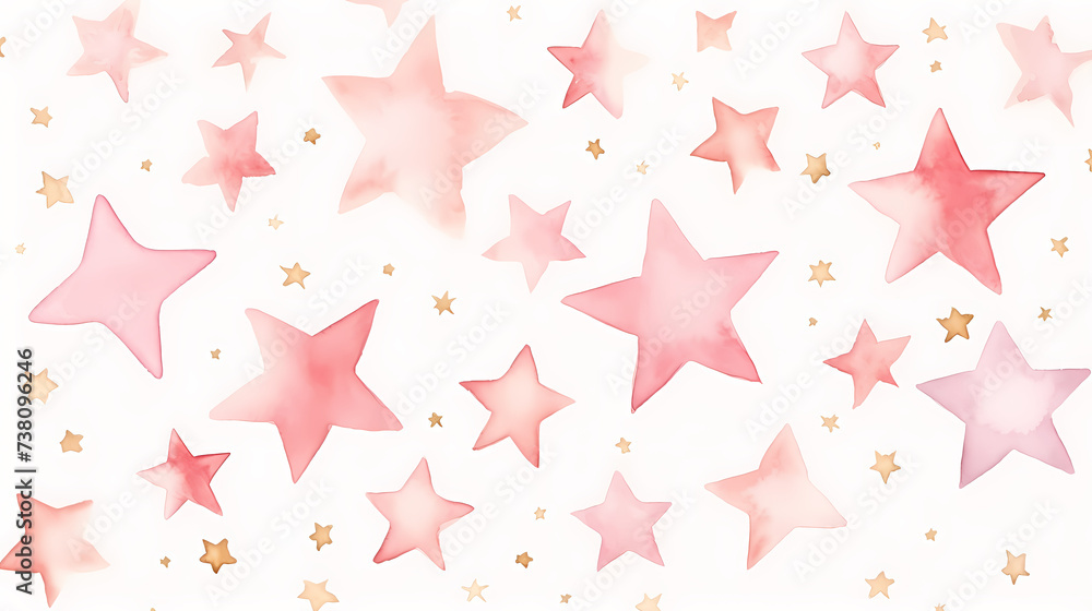 Cute stars doodle seamless pattern Cute stars doodle seamless pattern