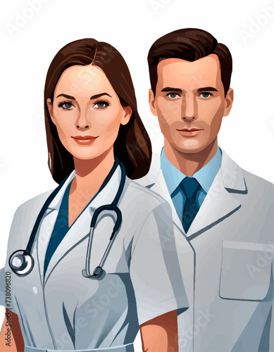 Doctor and nurse