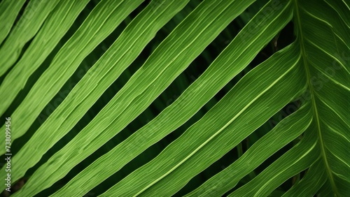 green leaf background A palm leaf texture natural tropical green leaf close up that looks realistic and detailed   