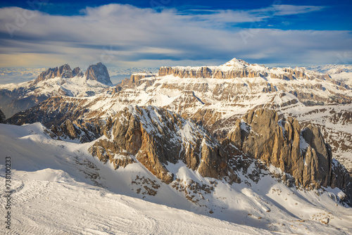 Ski Resort Marmolada Dolomites