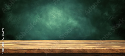Back to school concept with green chalkboard