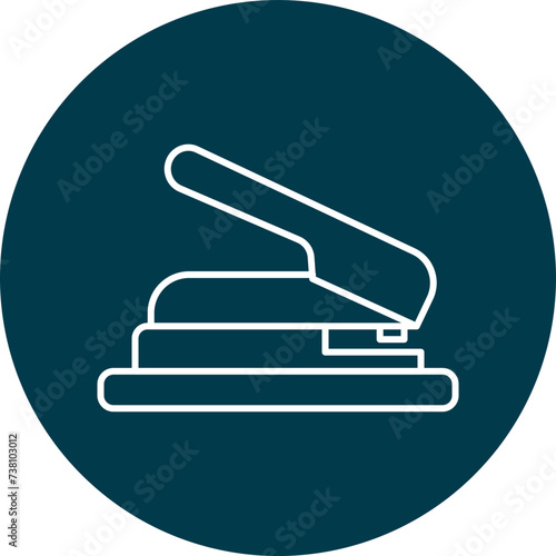 Puncher Line Filled Icon