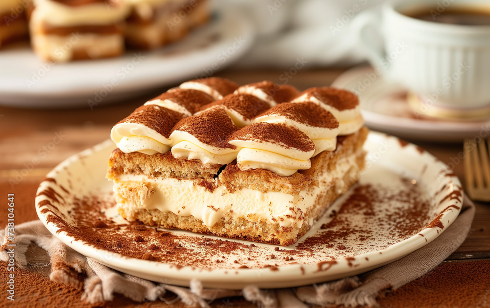 Italian Dessert Tiramisu,created with Generative AI tecnology. Italian Dessert Tiramisu,created with Generative AI tecnology.