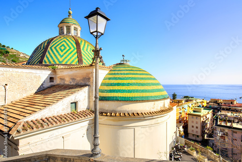 The Church of Santa Maria a Mare in Maiori, Amalfi coast, Italy