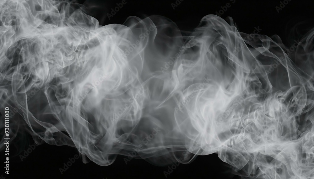 Obraz premium smoke on black background