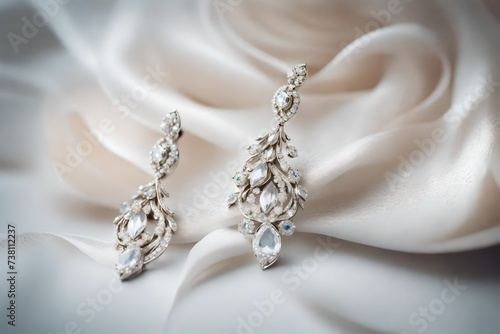 luxury wedding girl earring
