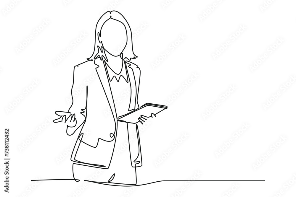 One continuous line drawing of workshop concept. Doodle vector illustration in simple linear style. One continuous line drawing of workshop concept. Doodle vector illustration in simple linear style.