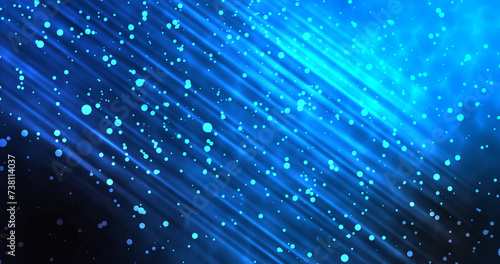 Magical 3d glittering light leaks particles bg. Happiness gratitude showing award show concert dust particles spinning motion backdrop.Ceremony deep sea underwater shimmering sparkles effect.