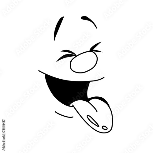 cartoon mascot characters funny faces