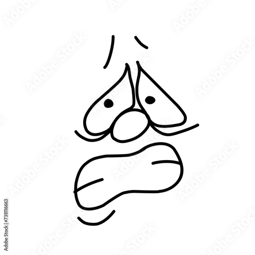 cartoon mascot characters funny faces