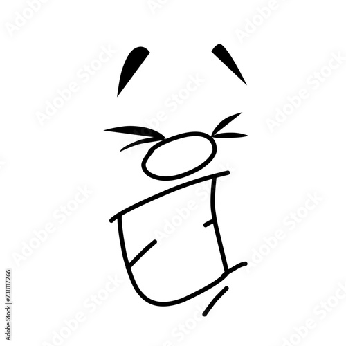 cartoon mascot characters funny faces
