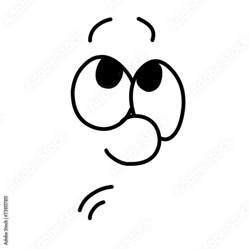 cartoon mascot characters funny faces