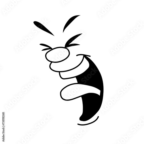 cartoon mascot characters funny faces