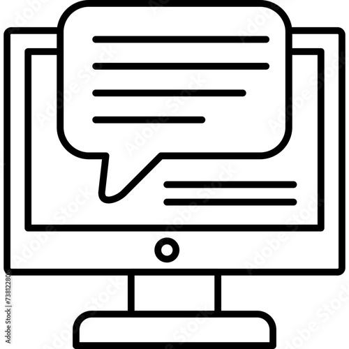 Online Chat Icon