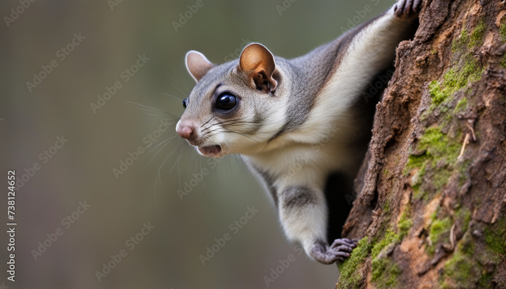 Obraz premium Photo of flying squirrel , wild photography