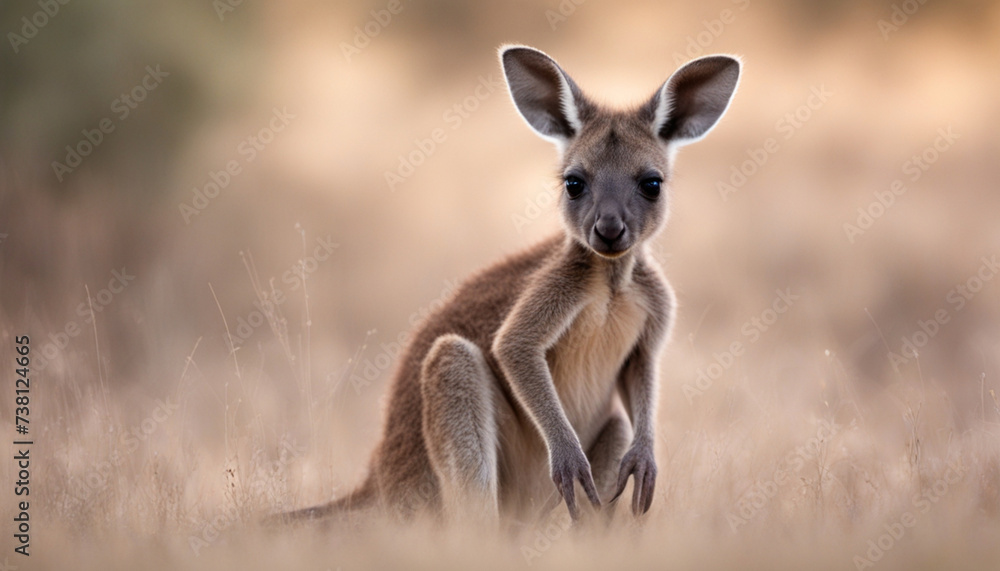 Photo of baby kangaroo, wild photography Photo of baby kangaroo, wild photography