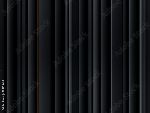 Luxury black abstract background with vertical stripes.