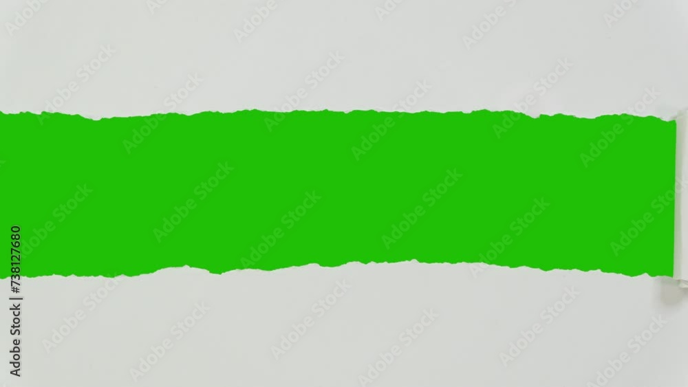 Tear paper in the middle for inserting text. Stop motion techniques Tear paper in the middle for inserting text. Stop motion techniques