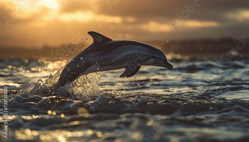 dolphin Jumping Out of the Water