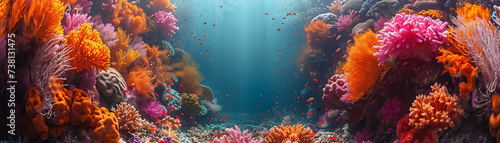 Coral Reef Adventure underwater kaleidoscope marine life © Atchariya63