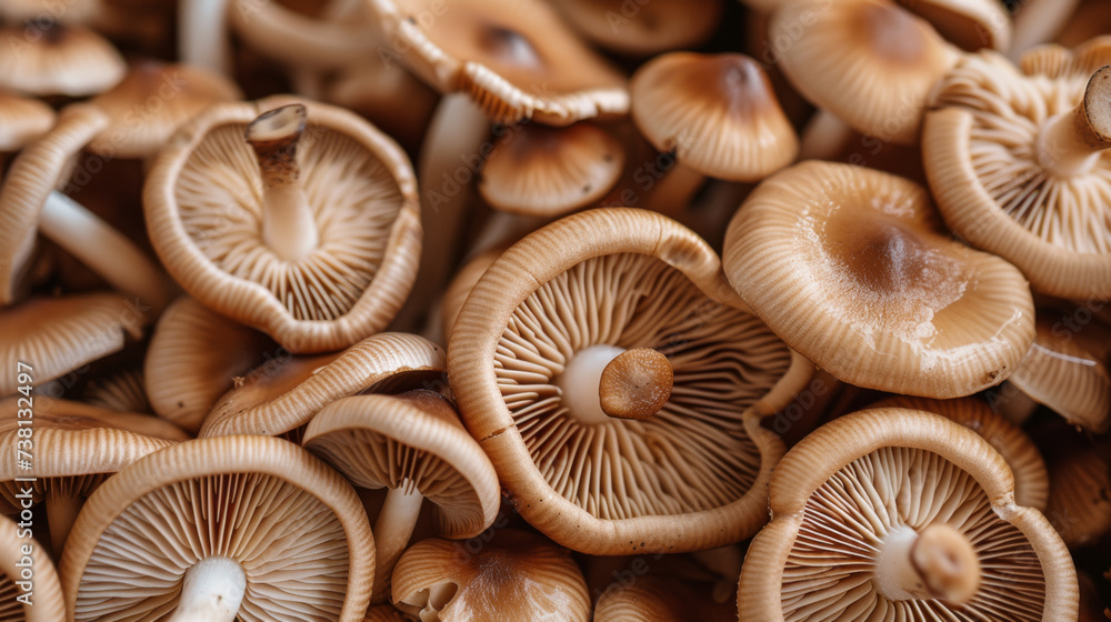 A close-up view of a cluster of freshly harvested, dense brown mushrooms with intricate cap textures, representing organic and healthy food ingredients. A close-up view of a cluster of freshly harvested, dense brown mushrooms with intricate cap textures, representing organic and healthy food ingredients.