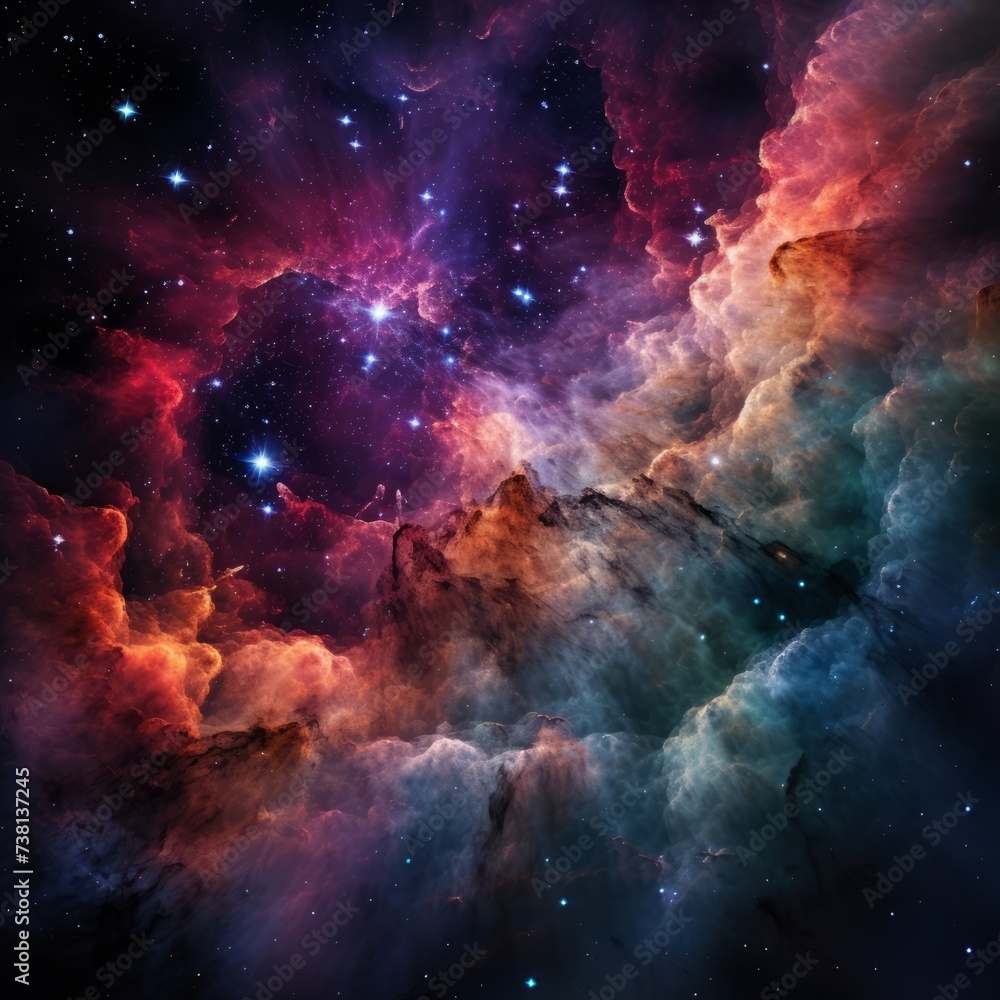 Interstellar Space Travel Through a Nebula