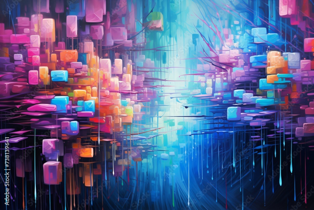 Abstract colorful wallpaper