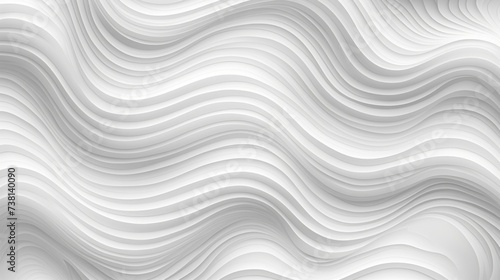 white wavy minimalist abstract background © Molostock