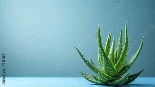 Aloe vera. Cosmetic background. 