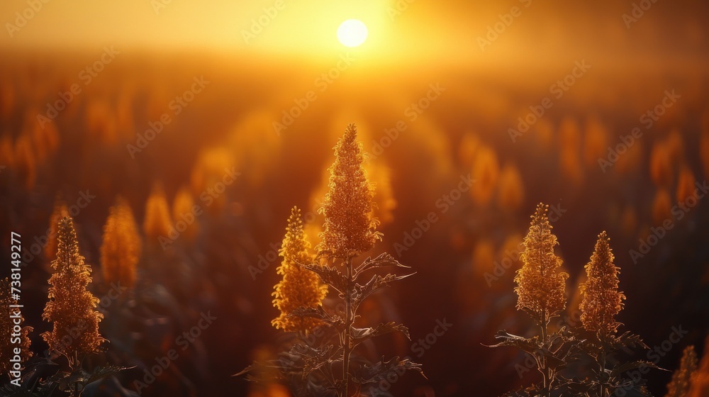 the sun shines brightly over a field of tall grass with yellow flowers in the foreground and in the background, a field of tall grass with yellow flowers in the foreground. the sun shines brightly over a field of tall grass with yellow flowers in the foreground and in the background, a field of tall grass with yellow flowers in the foreground.