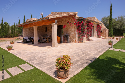 luxury villa in majorca photo