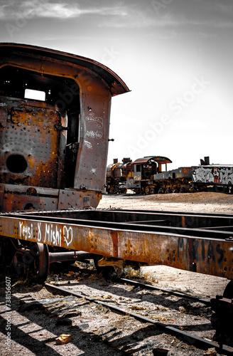Bolivian Train graveyard