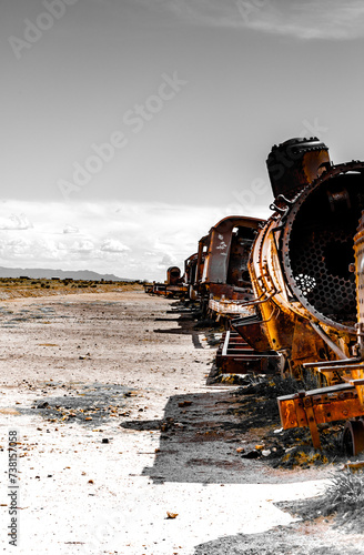 Bolivian Train graveyard