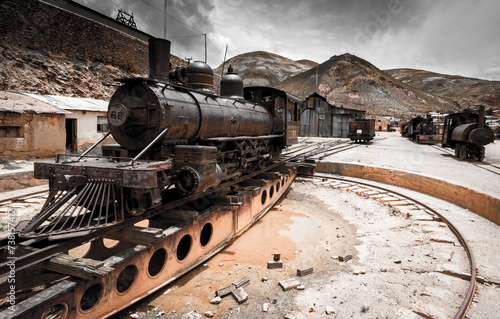 Bolivian Train graveyard
