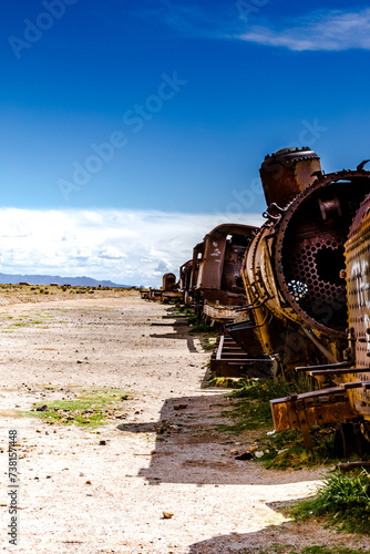 Bolivian Train graveyard