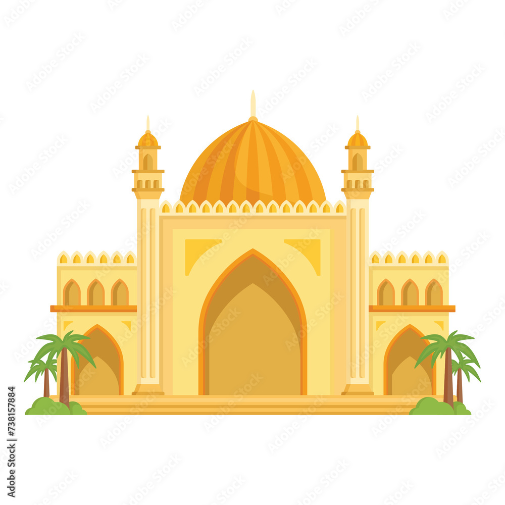 Arabic mosque PNG