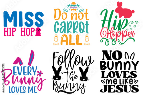 Minimalist Easter and Holiday Invitation Set Vector Illustration for Infographic, Poster, Banner
