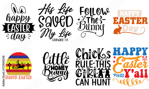 Elegant Easter Day Invitation Collection Vector Illustration for Banner, Decal, Magazine