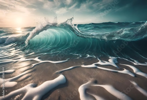 wave on the beach