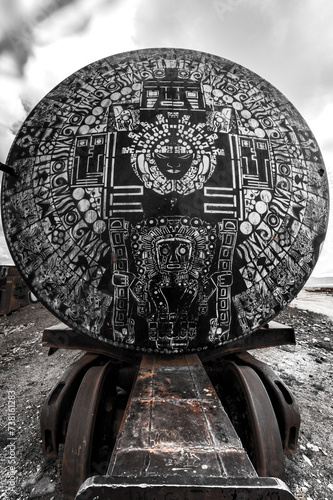 Bolivian Train graveyard
