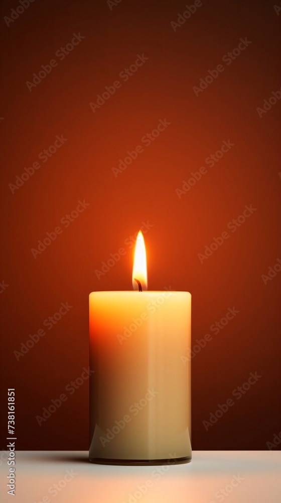 burning candle on black background burning candle on black background