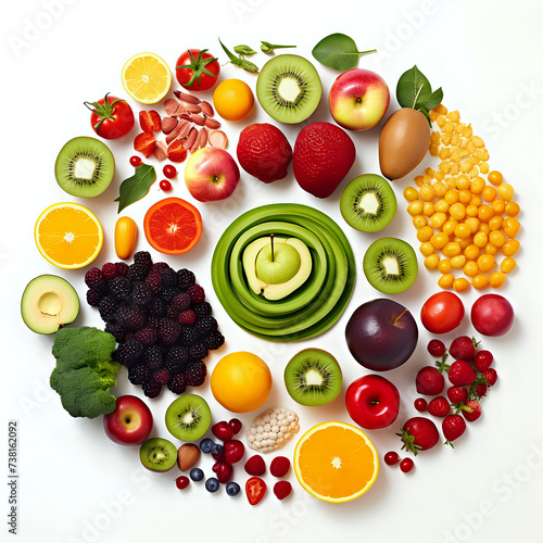 Fruit is a magical natural medicine, healthy eating, far from disease.
