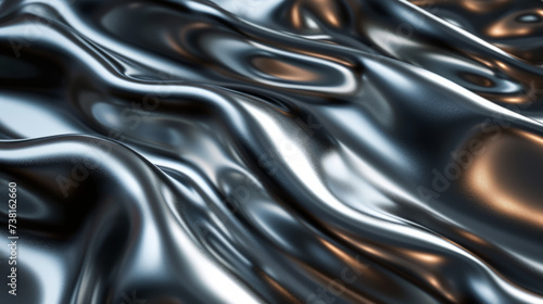 flowing liquid metal texture