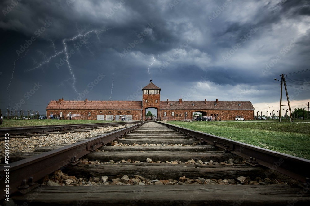 Fototapeta premium Grand Building With Multiple Spires