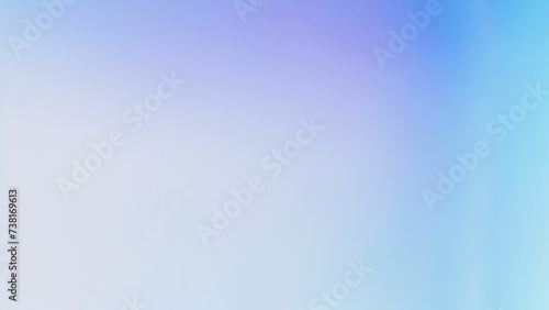 Beautiful White and Blue gradient background. Abstract pastel holographic blurred gradient banner background