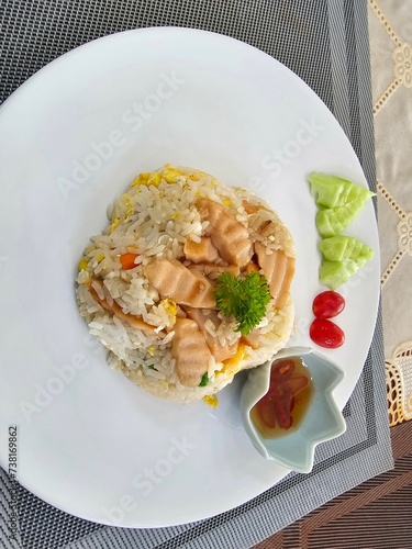 rice with chicken