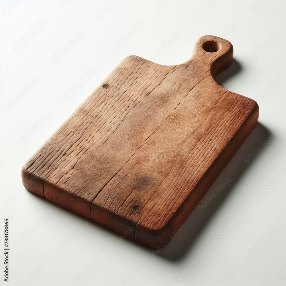 Fototapeta premium chopping board isolated on white background
