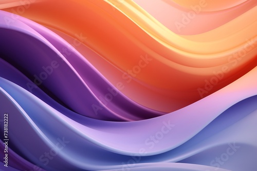 Surrealism background with multicolor and white curve line neon effect