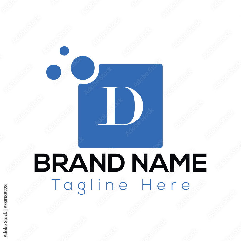 Abstract D letter modern initial lettermarks logo design
Abstract D letter modern initial lettermarks logo design